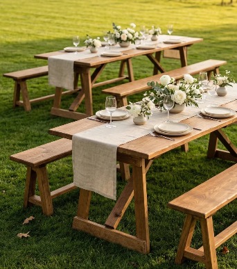 Blackthorn and Beech Hand Crafted Table