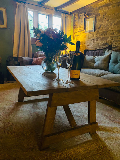 Blackthorn and Beech Hand Crafted Table